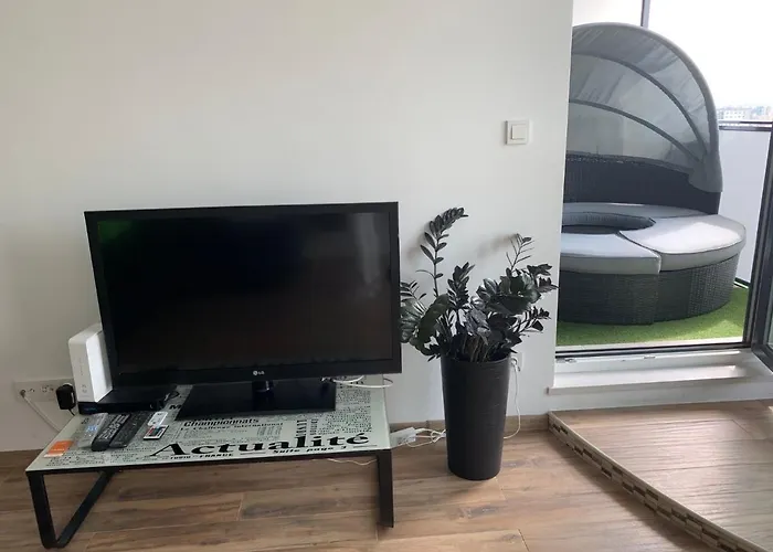 Apartman Skyscrapper Z Widokiem Na Panorame Warszawy Varsó