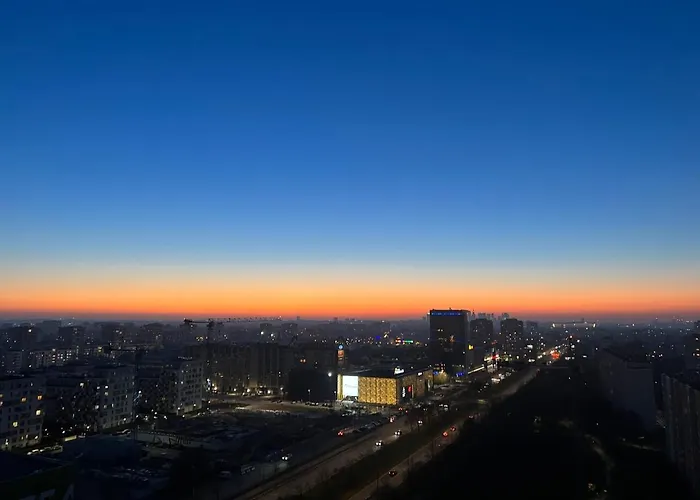 Skyscrapper Z Widokiem Na Panorame Warszawy *