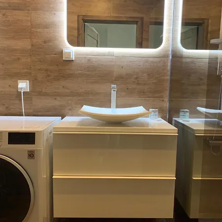 아파트 Skyscrapper Z Widokiem Na Panorame Warszawy *